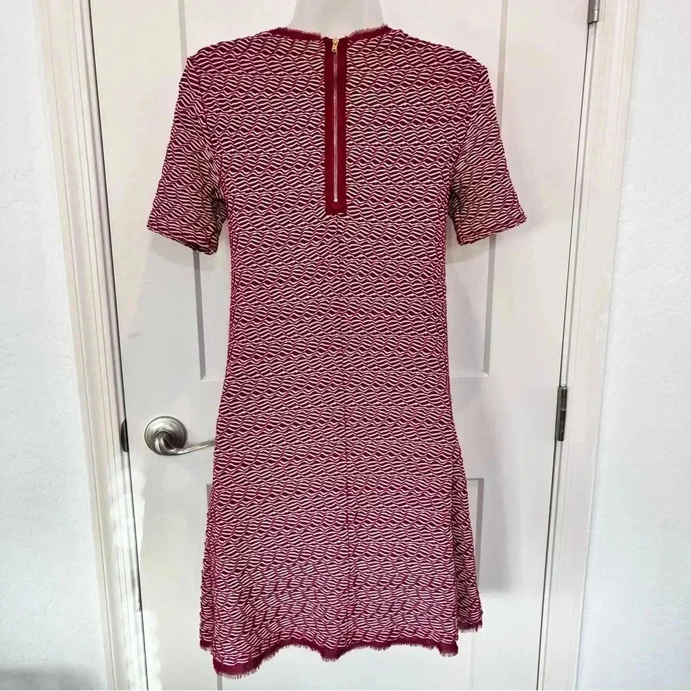 Anthropologie Maeve red and white striped dress perfect for Christmas Party - Picture 8 of 14